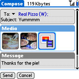 Palm Treo 700p Screenshot