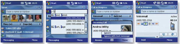 Treo 700wx Screenshots