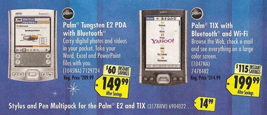 BestBuy Palm PDA Sale