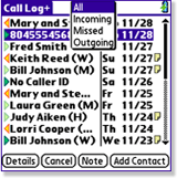 Call Log+ for the Palm Treo 650