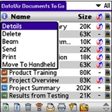 Documents to Go - Palm Software