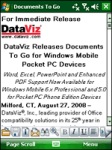 Documents to Go - Windows Mobile