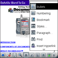 Documents to Go Palm Software