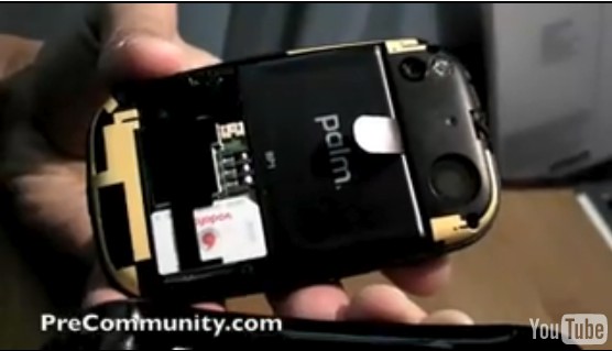GSM Palm Pre SIM Card Slot
