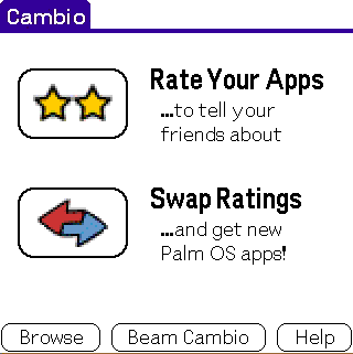 Cambio Title Screen