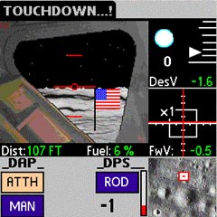 Lunar Module Simulator for Palm OS