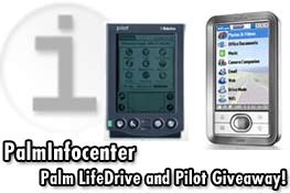 PalmInfocenter Palm LifeDrive and Pilot 1000 Giveaway