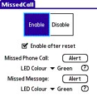 MissedCall Palm OS