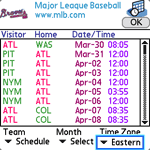 MLB Baseball Schedule 2008