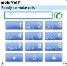 mobiVOIP for the Palm OS screenshot