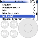mOcean MP3 music player for Palm and Treo