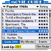 Movie Guide for Palm OS