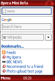 Opera Mini for Palm OS
