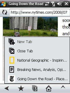 windows mobile opera browser