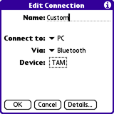 palm bluetooth setup