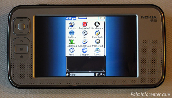 Palm OS on Nokia Internet Tablet