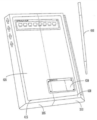 Palm Patent Folding PDA