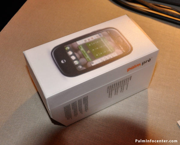 Palm Pre Retail Box Packaging