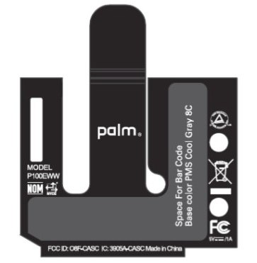 Palm Pre FCC Label