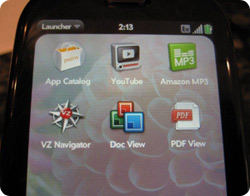 Verizon Palm Pre Plus Screen