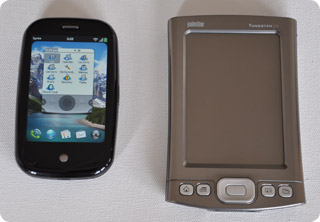 Palm Pre and Palm Tungsten T5 PDA