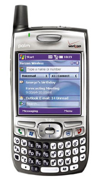 Palm Treo 700w smartphone