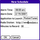 Personal Digital Recorder - Palm OS Software