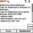 ptpChat Palm OS
