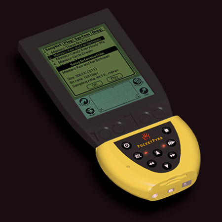 Pocket Pyro Palm mp3 (Palm Users see website)