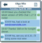 SMS Chat Windows Mobile