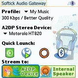 A2DP Bluetooth Audio Gateway