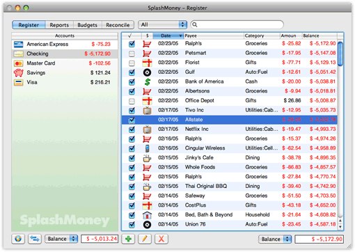 SplashMoney Mac Desktop