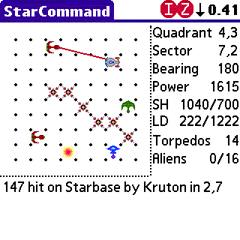 Star (Trek) Command for Palm OS