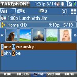 Takephone Treo Software