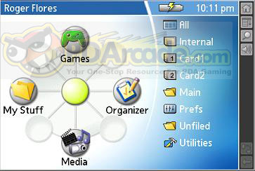 Tapwave Zodiac Screenshot