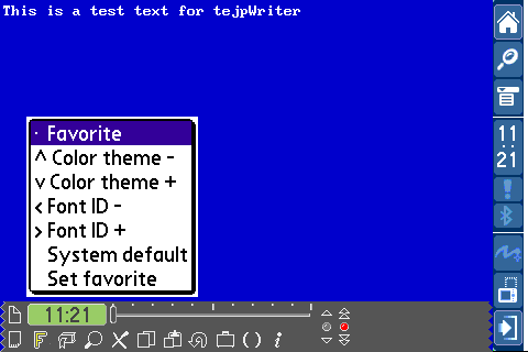 tejpWriter skin