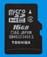 Toshiba 16GB SDHC Card