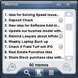 TreoMemo - Palm OS