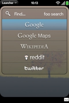 Universal Search WebOS Addons