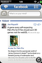 facebook webos palm