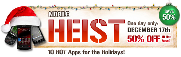 MobileHeist Sale 50% Off Palm OS Apps