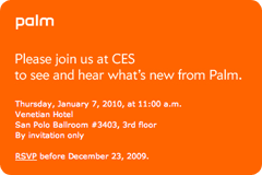 palm ces event invite