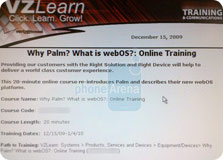 verizon webos palm training