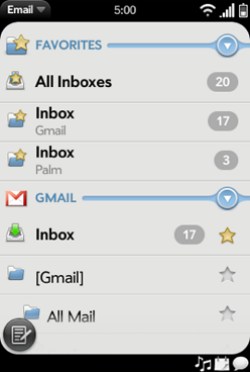 webos email banner screenshot