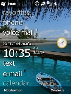 Windows Mobile 6.5 Screenshot