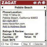 Zagat to Go for Palm OS