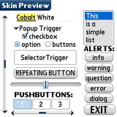 SkinUI for Palm OS 