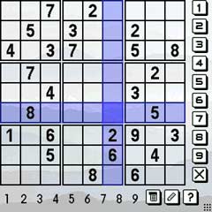 Astraware Sodoku for the Palm OS