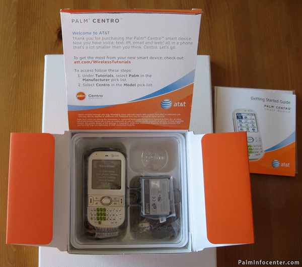 AT&T Palm Centro unboxing