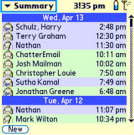 Chatteremail for Palm OS